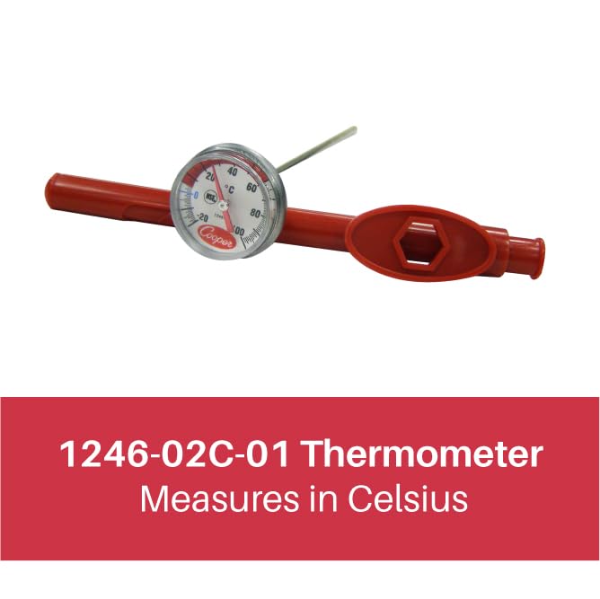 Cooper-Atkins 1246-02C-1 Bi-Metal Pocket Test Celsius Thermometer